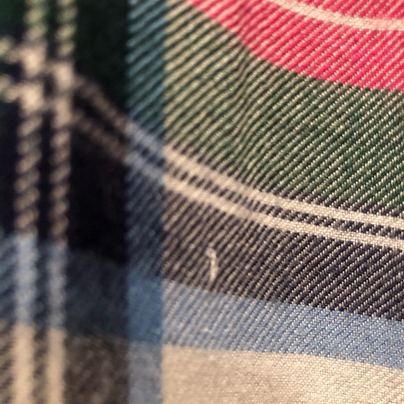 Feminine take on plaid! Metallic thread woven in.  Dress up/down w/ accessories. - Picture 5 of 6